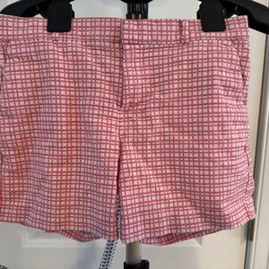 Banana Republic Pink Grid Women's Shorts